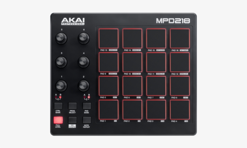 Akai Mpd218 - Akai Mpd 218, transparent png #9116946