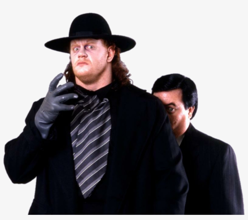 Image Id - - Paul Heyman With Undertaker, transparent png #9116948