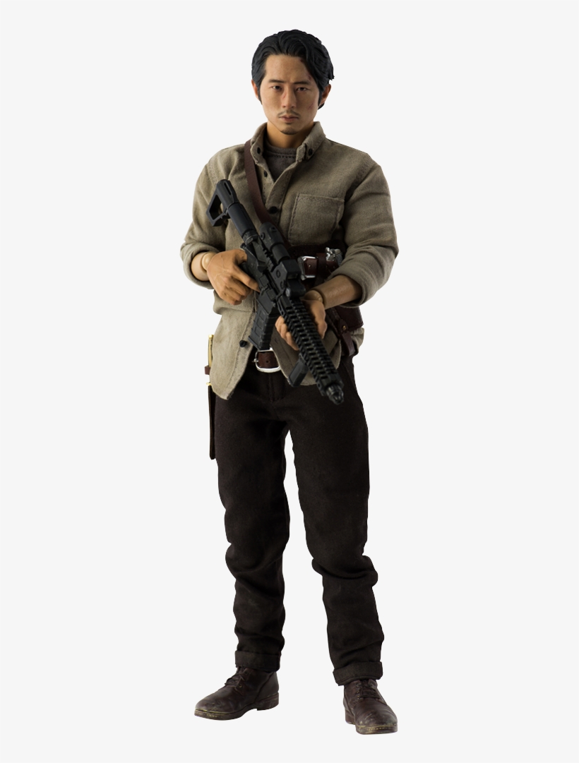 Threezero Glenn Rhee Sixth Scale Figure - The Walking Dead Glenn Rhee 1/6 Scale Figure, transparent png #9117427