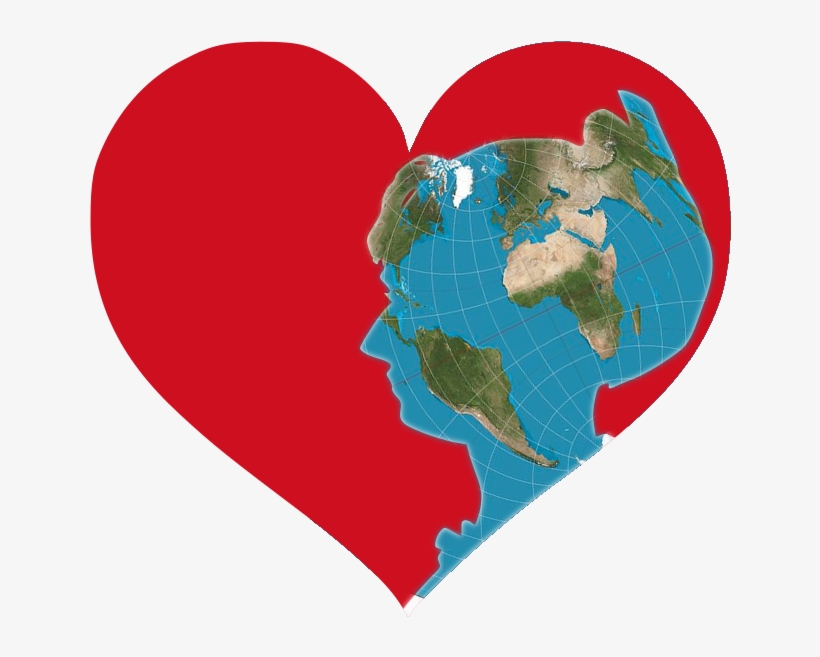Heart World Map File Women In Red World Logo 3 Wikimedia - Projection, transparent png #9118135