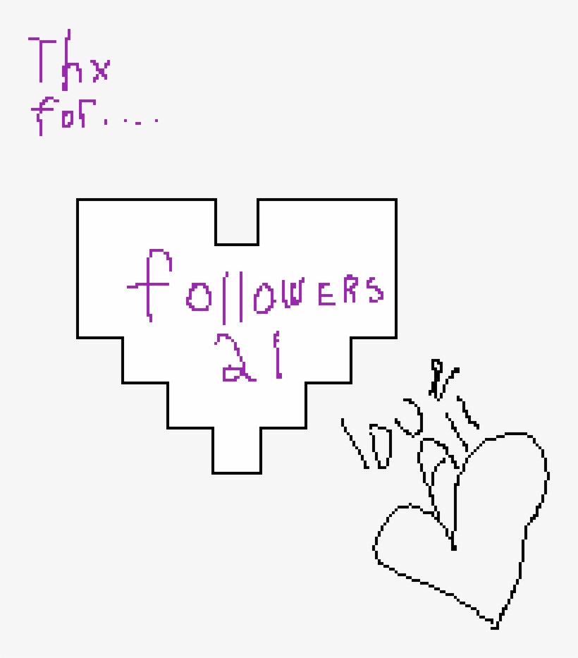 Thx For The Followers - Digital Valentines Day, transparent png #9119930