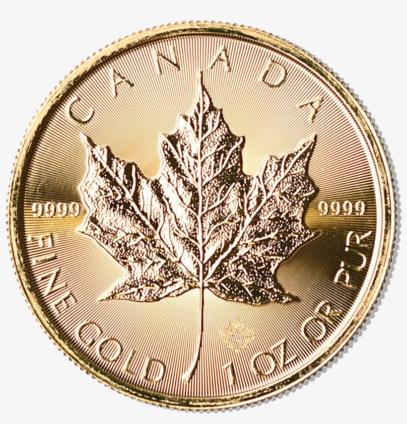 Canadian Gold Maple - Coin, transparent png #9121640