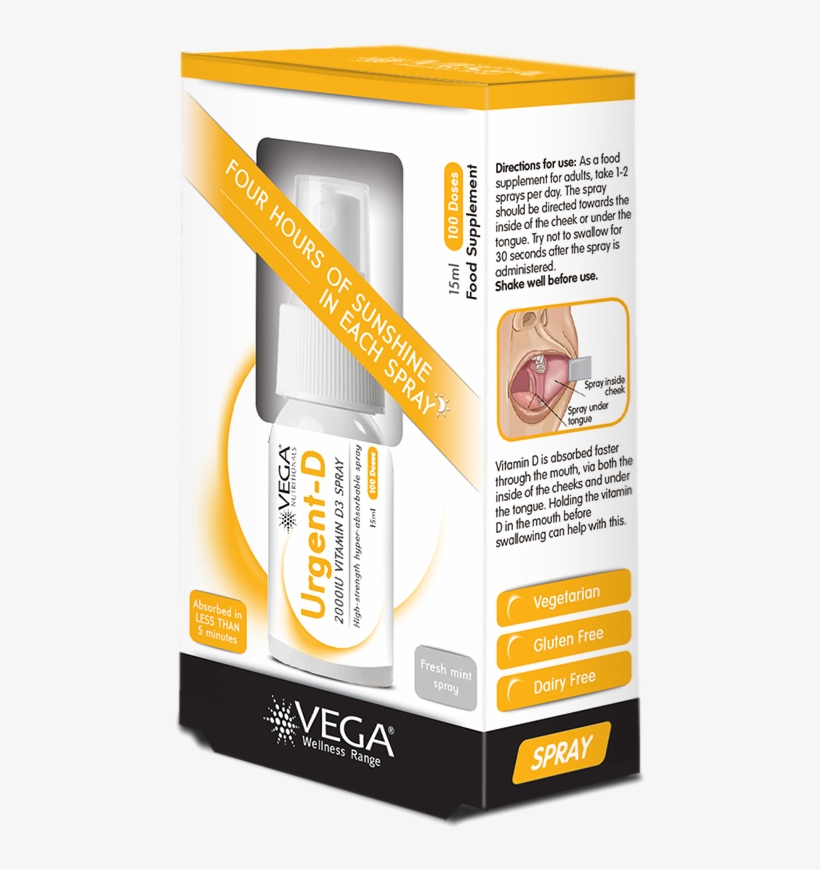 2000iu Vitamin D3 Spray - Carton, transparent png #9122053