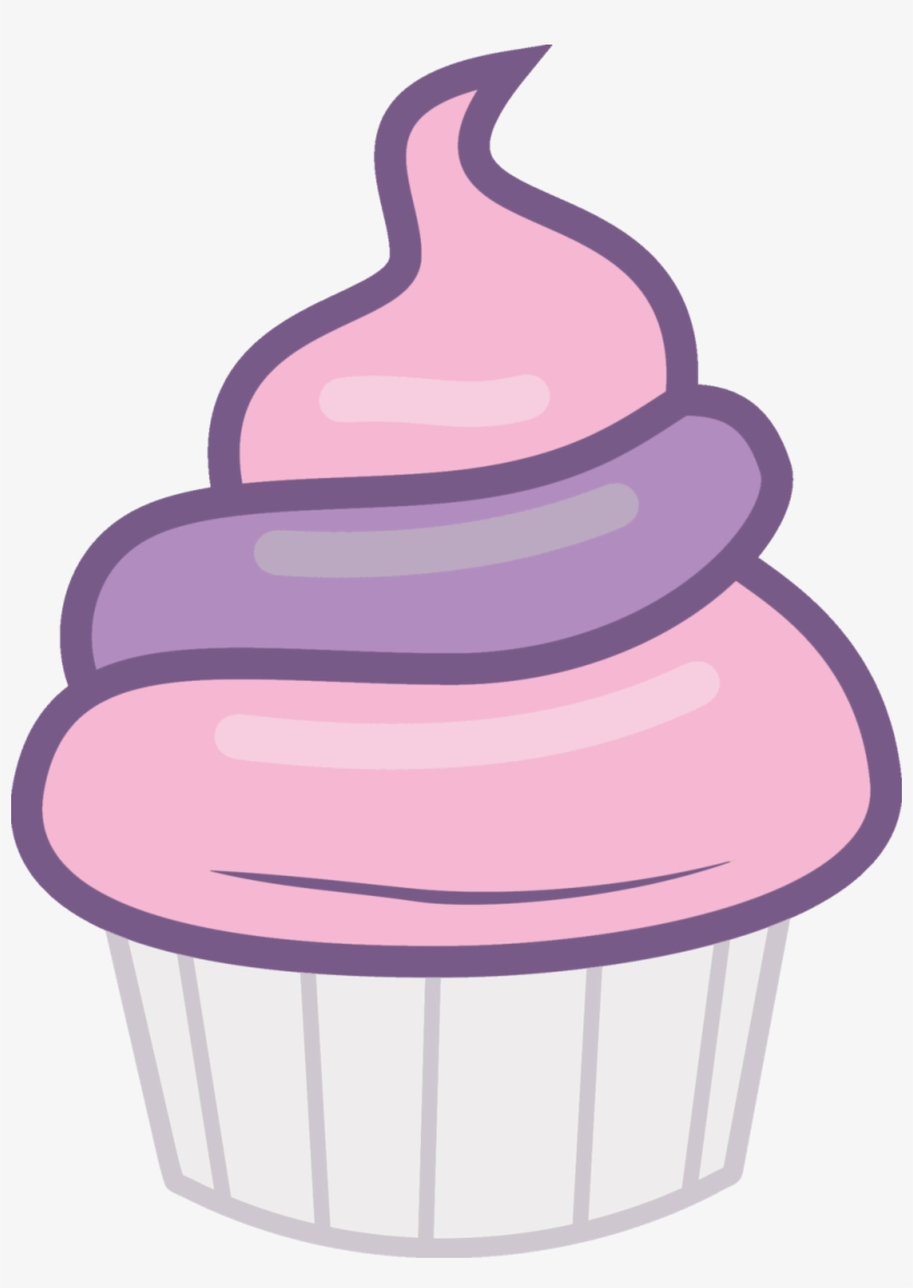 Cupcake Vector Colorful - Mlp Food Vector, transparent png #9123878