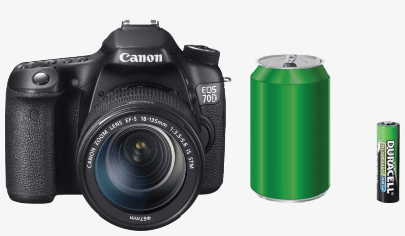 Comparación De Tamaños Con La Canon 70d - Canon Eos, transparent png #9125606