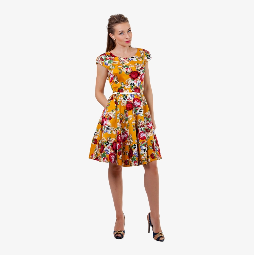 Women's Dresses - Day Dress, transparent png #9126311