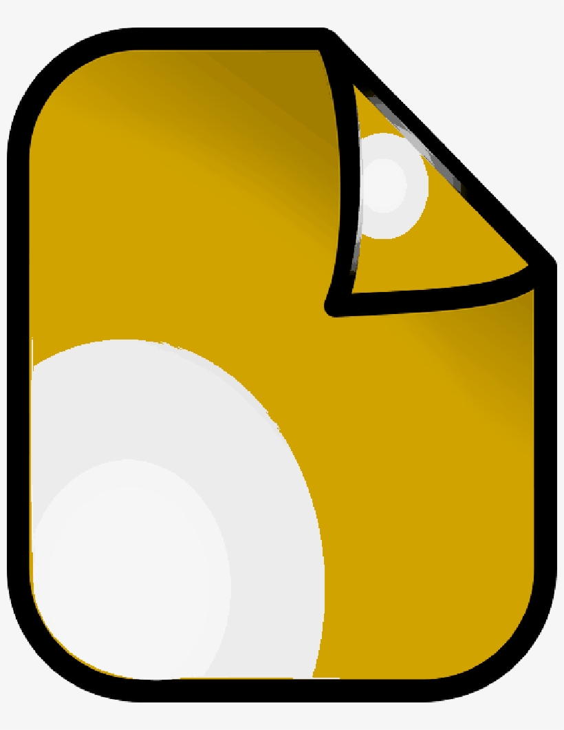 Computer, Icon, Folder, Paper, Gold, Theme, Sheet - Sheet Icon, transparent png #9126822