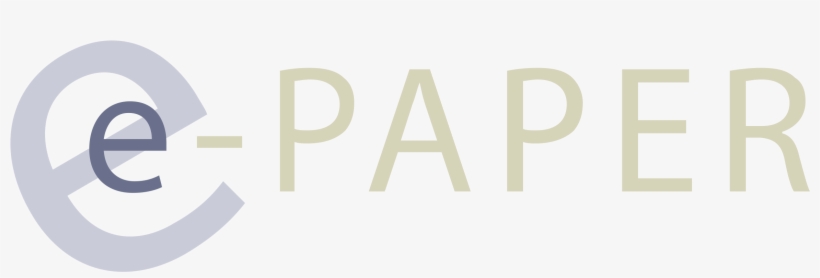 E Paper Logo Png Transparent - E Paper, transparent png #9126863