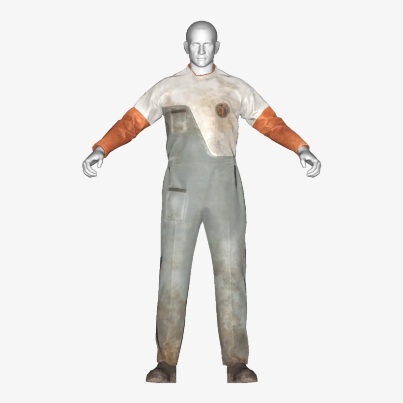 Dirty Institute Jumper - Institute Outfit Fallout Shelter, transparent png #9127414