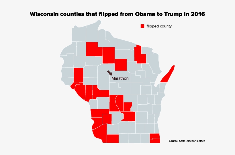 Trump Trip To Rural Wisconsin Highlights Gop's Turnout - Number, transparent png #9127655