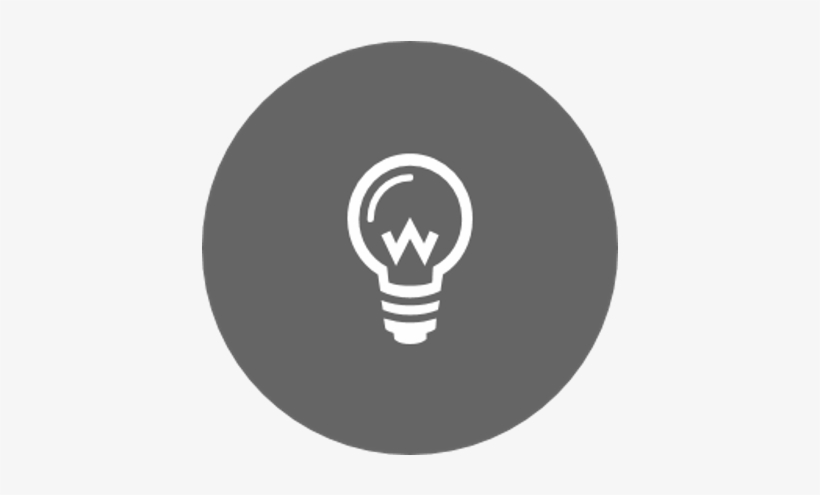 Small Website Service Icon - Incandescent Light Bulb, transparent png #9127889