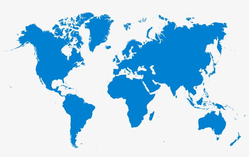 World Map - World Map Two Color, transparent png #9128358