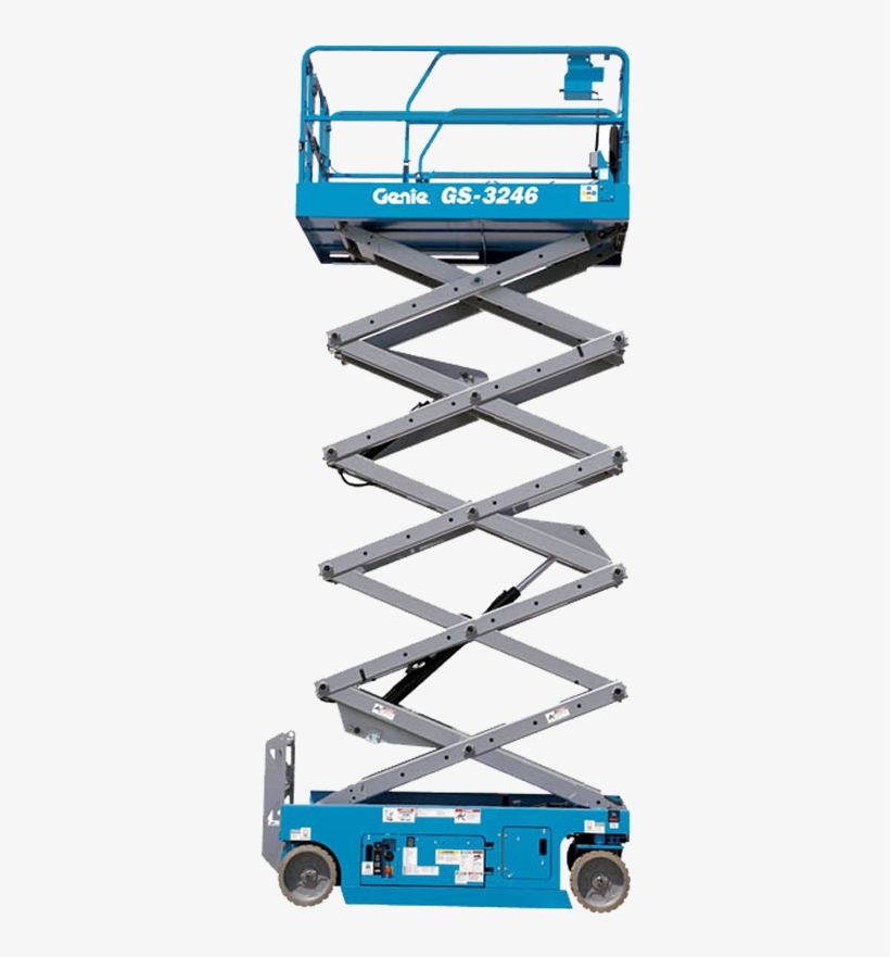 Plataforma Tijera Eléctrica Genie Gs3246 - Equipment Rental, transparent png #9128620