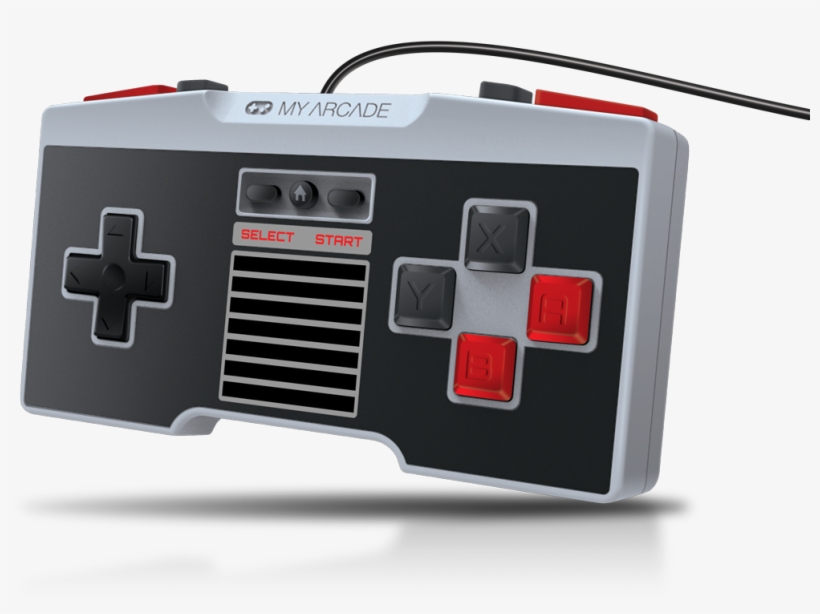 My Arcade Gamepad Retro Wired Controller - Nes Classic Mini Wireless Controller, transparent png #9129176