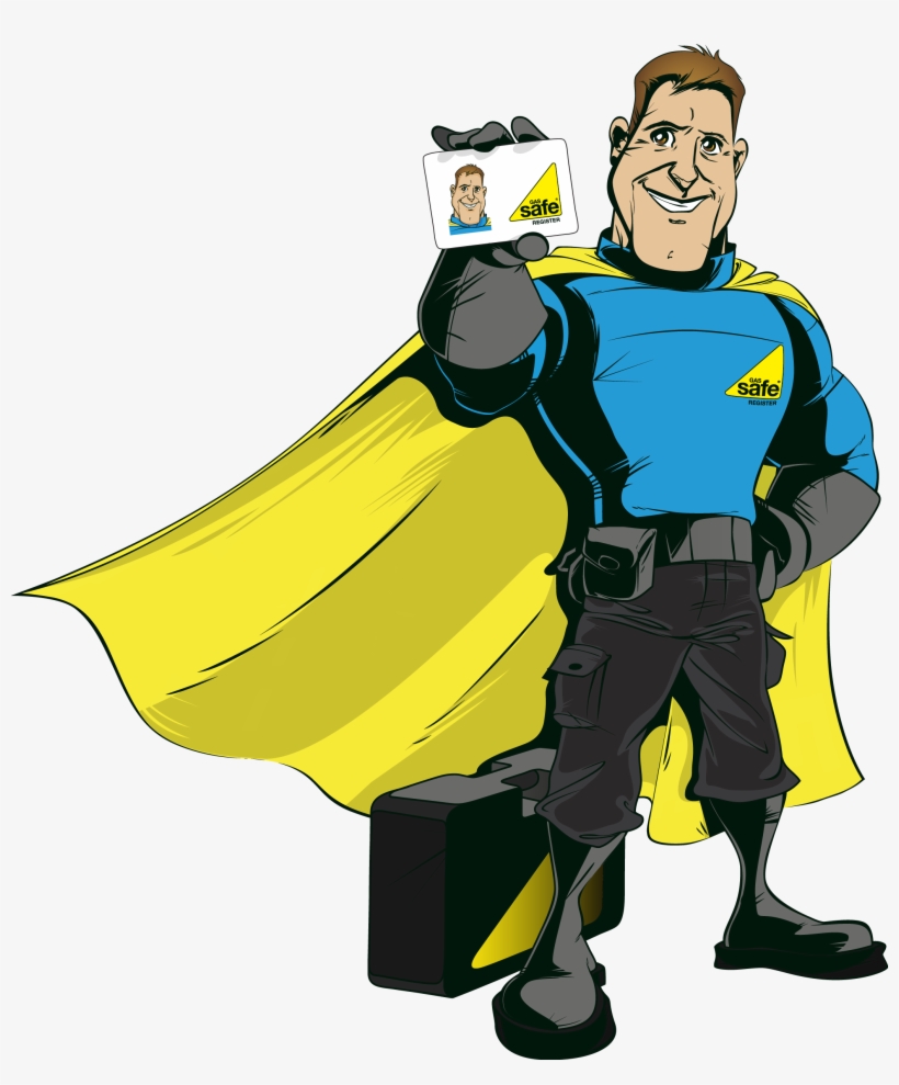 Gas Safe Hero Doug - Gas Safety Week 2018, transparent png #9129424