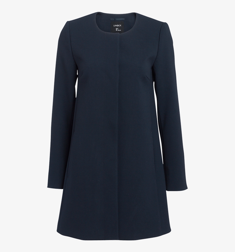 Coat Blue - Kappa A Linjeformad Blå, transparent png #9129690