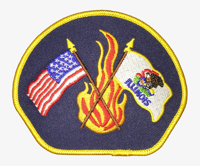Illinois Fire Patch, transparent png #9130574