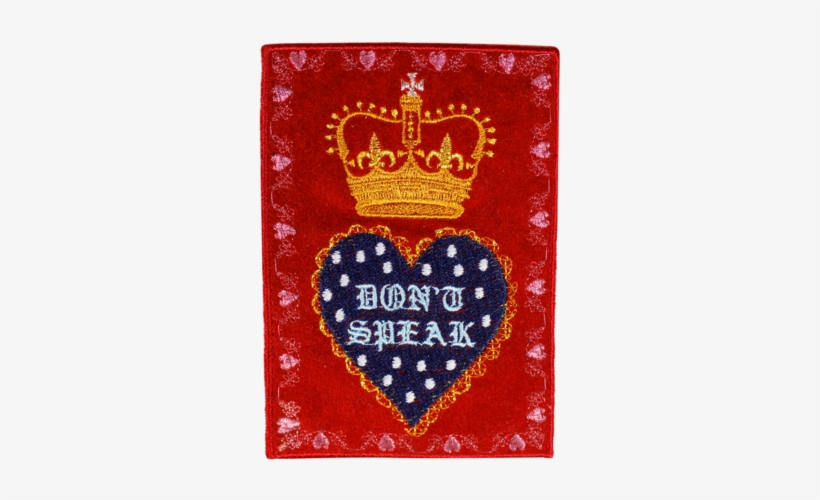 Don't Speak - Patchyalater Patch - Patches - Heart, transparent png #9131777