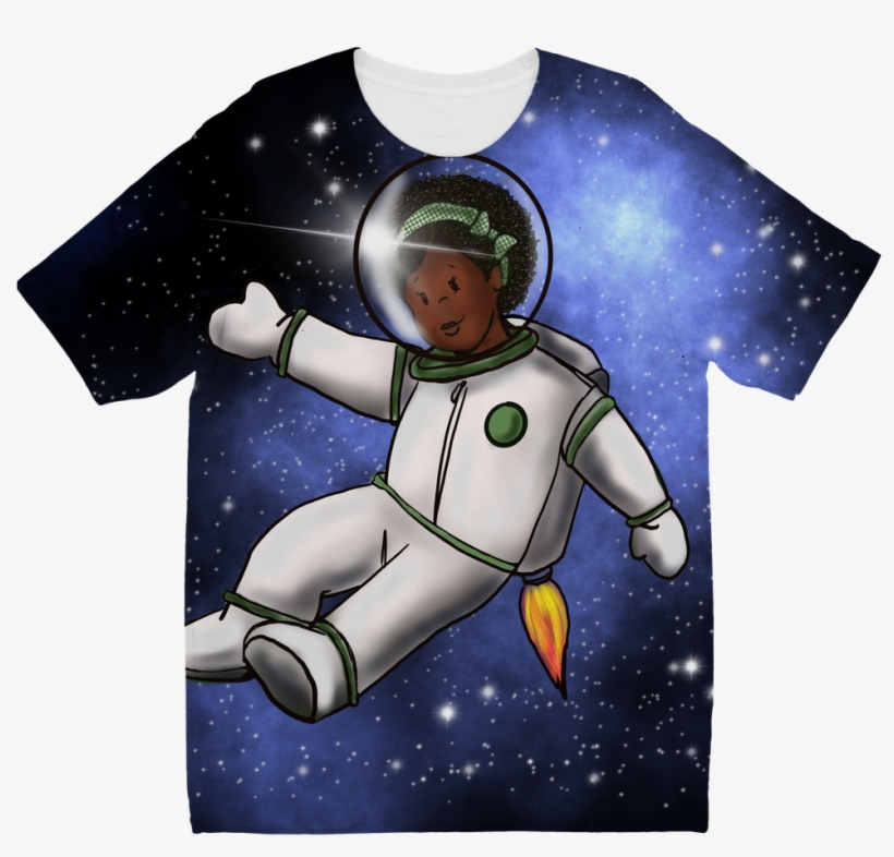 Raineng In Space Sublimation Kids T-shirt - Cartoon, transparent png #9133024