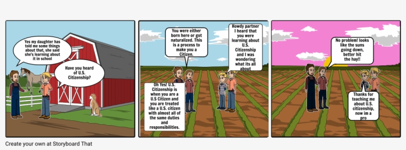 Storyboard U S Citizenship - Cartoon, transparent png #9133123
