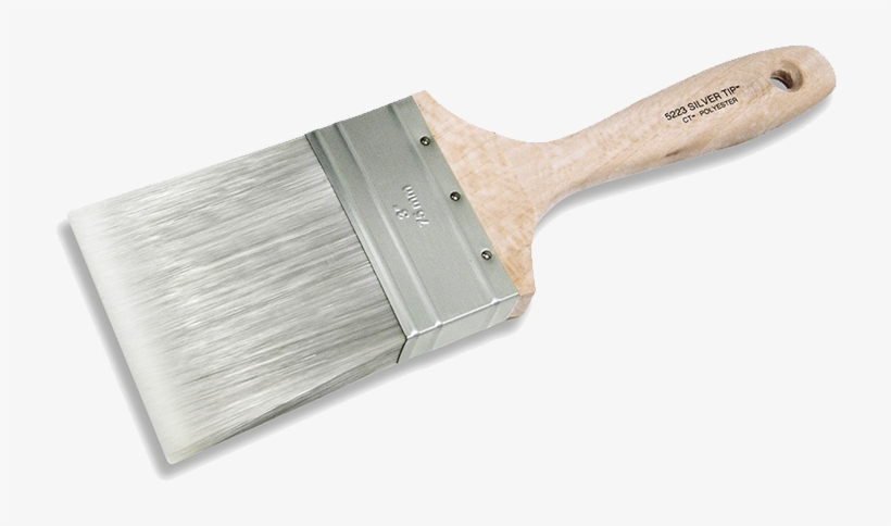 Silver Tip Wall - Paint Brush, transparent png #9133286