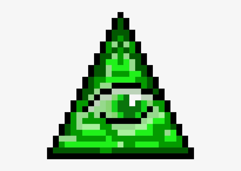 Original Iluminati - Illuminati Pixel Art, transparent png #9133506