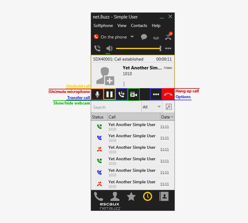 Netbuzzcallingen - Bria Phone, transparent png #9133760