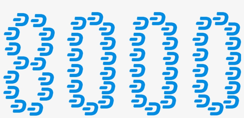 Dash Nation On Discord Reaches 8,000 Members - Electric Blue, transparent png #9133909