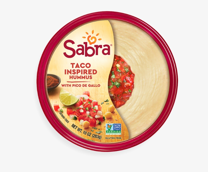 taco Inspired Hummus - Sabra Classic Hummus, transparent png #9134672