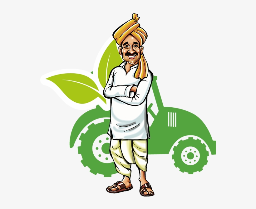Img - Ploughing Indian Farmer Clipart, transparent png #9135243