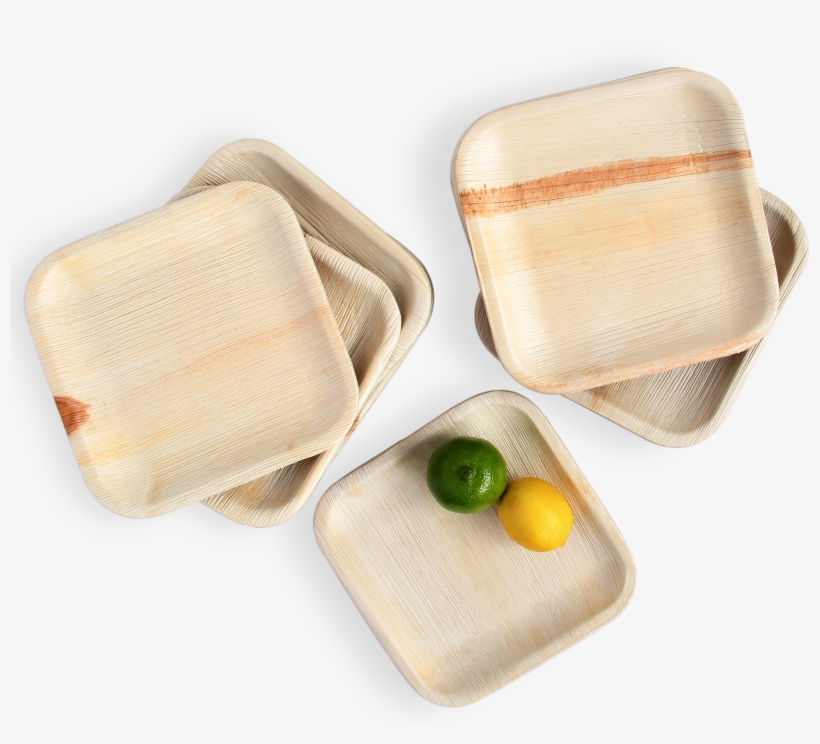 8" Square Plate - Lemon, transparent png #9135598