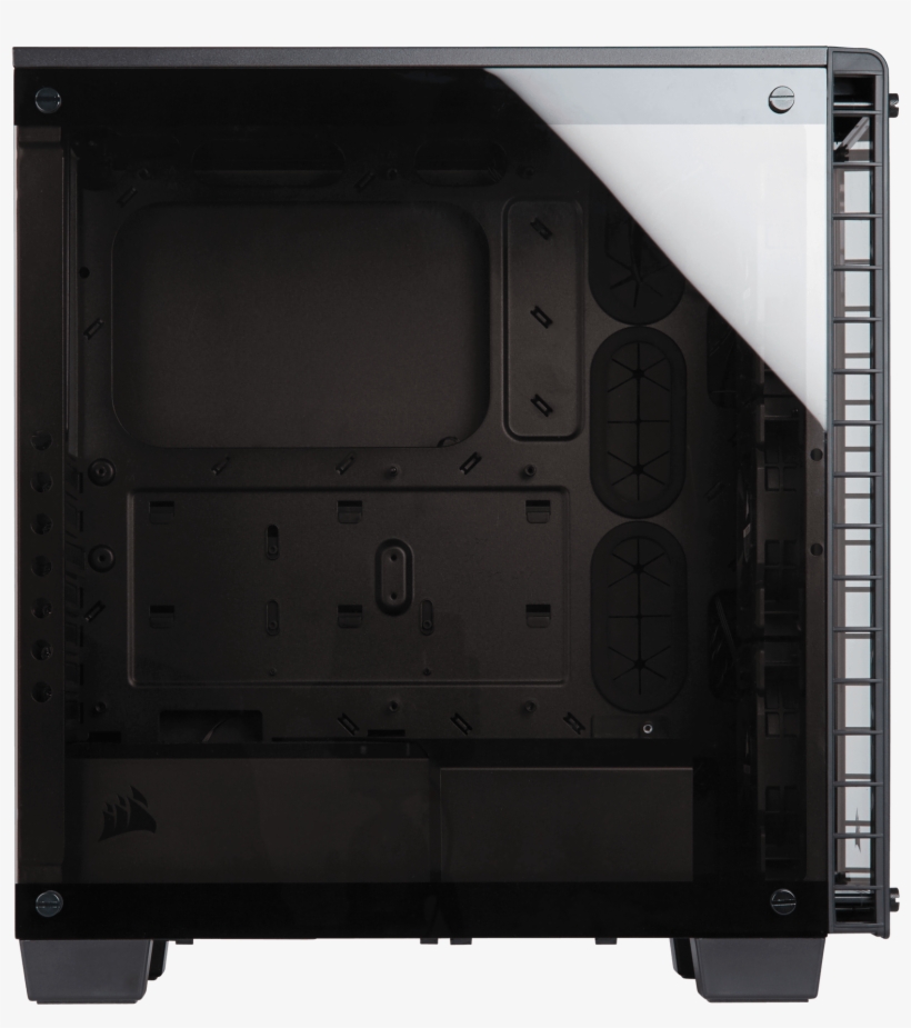 Corsair Crystal Series 460x Rgb Compact Atx Mid - Gabinetes Con Vidrio Templado, transparent png #9135681