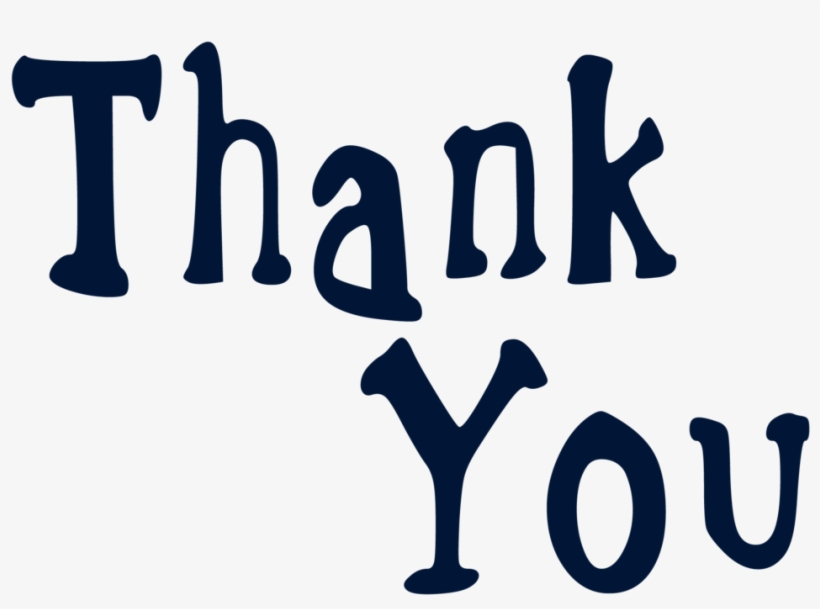 Thank You - Graphics, transparent png #9135803
