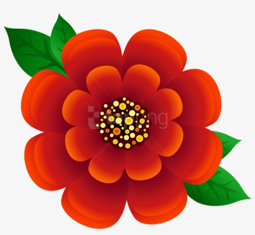 Flower Red Transparent Png - Flower Red Clipart, transparent png #9136366
