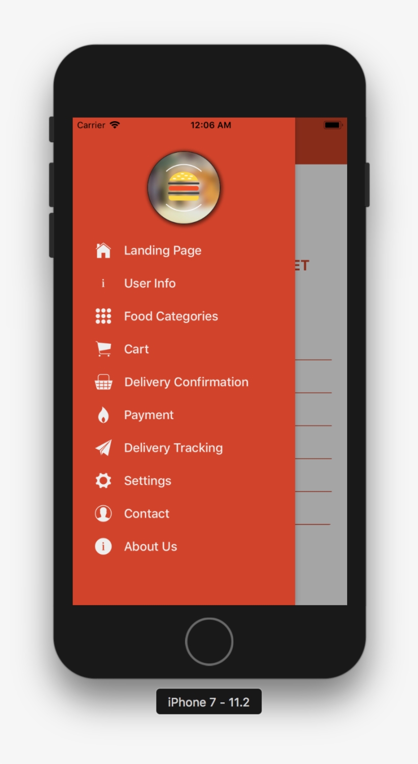 Food-ui/img6 - Contact Us Mobile Ui, transparent png #9136531