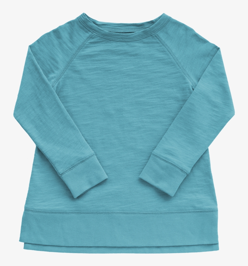 The Long Sleeve Tunic Pool P - Long-sleeved T-shirt, transparent png #9137005