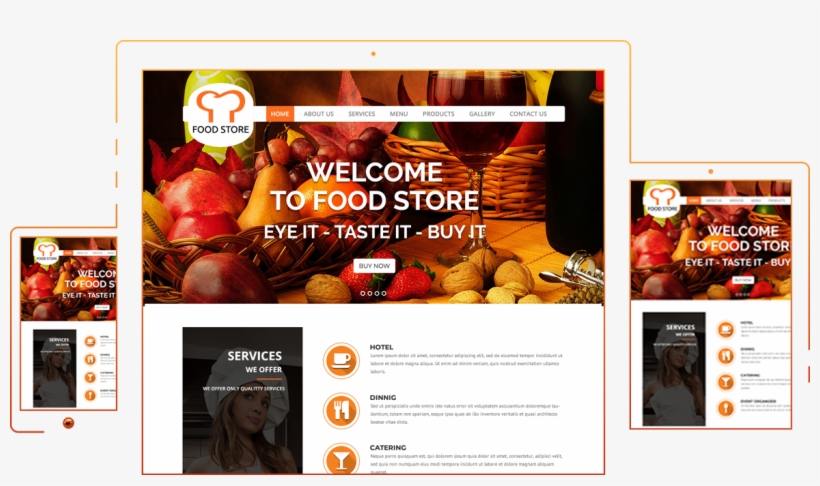 Free Food And Restaurant Theme - Online Advertising, transparent png #9137008