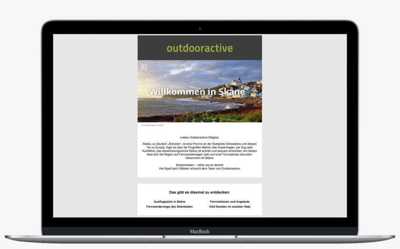 Outdooractive Newsletter - Led-backlit Lcd Display, transparent png #9137394