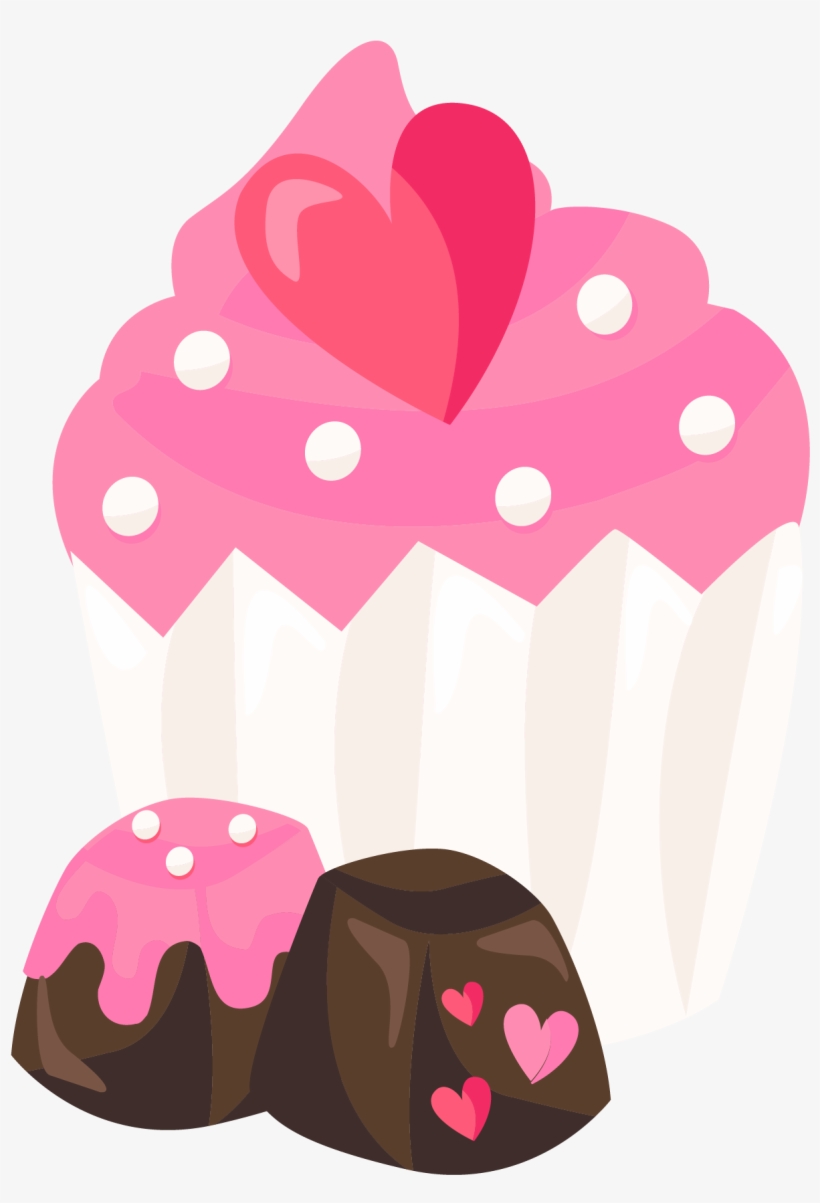Festive Dreamy Pretty Fashion Png And Vector Image - Cupcake, transparent png #9137629