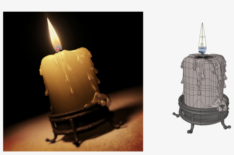 A Personal Project Of A Candle I Made To See If I Could - Advent Candle, transparent png #9137791