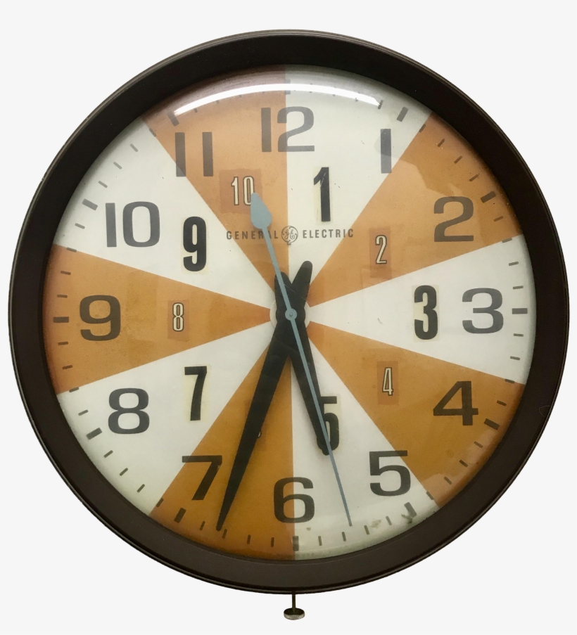 General Electric Industrial Chairish - Clock, transparent png #9138013