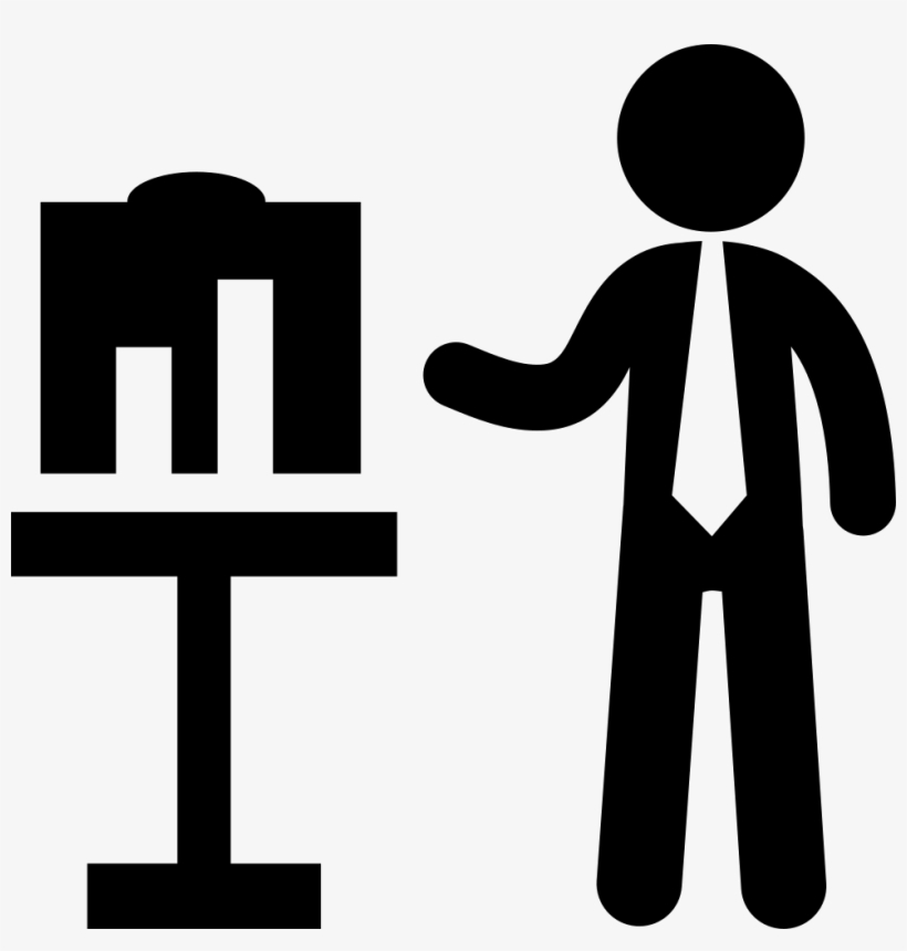 Png File Svg - Person At A Table Icon, transparent png #9138201