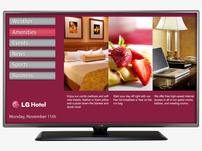 Lg Commercial Grade Tvs - Pro Centric Smart Tv, transparent png #9138880