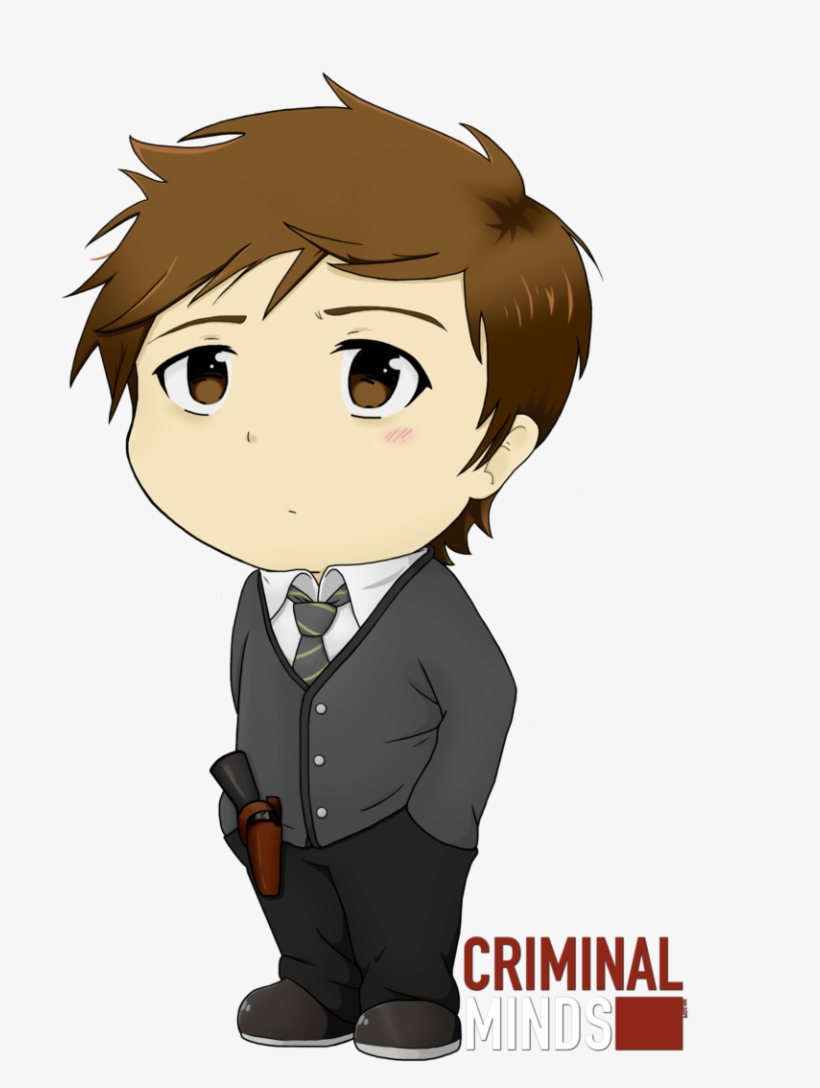 Spencer Reid Chibi Criminal Minds Season Drawing - Dr Spencer Reid Chibi, transparent png #9139010