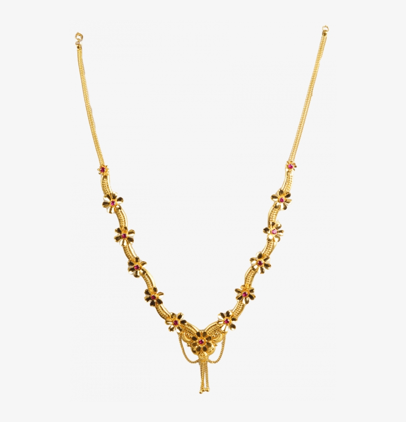 Gold Necklace Kerala Design, transparent png #9139116