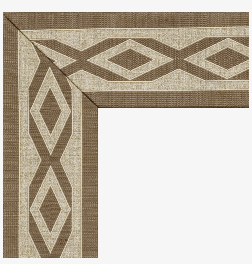 191 Gray Maze - Sisal Carpets Floral Borders, transparent png #9140236