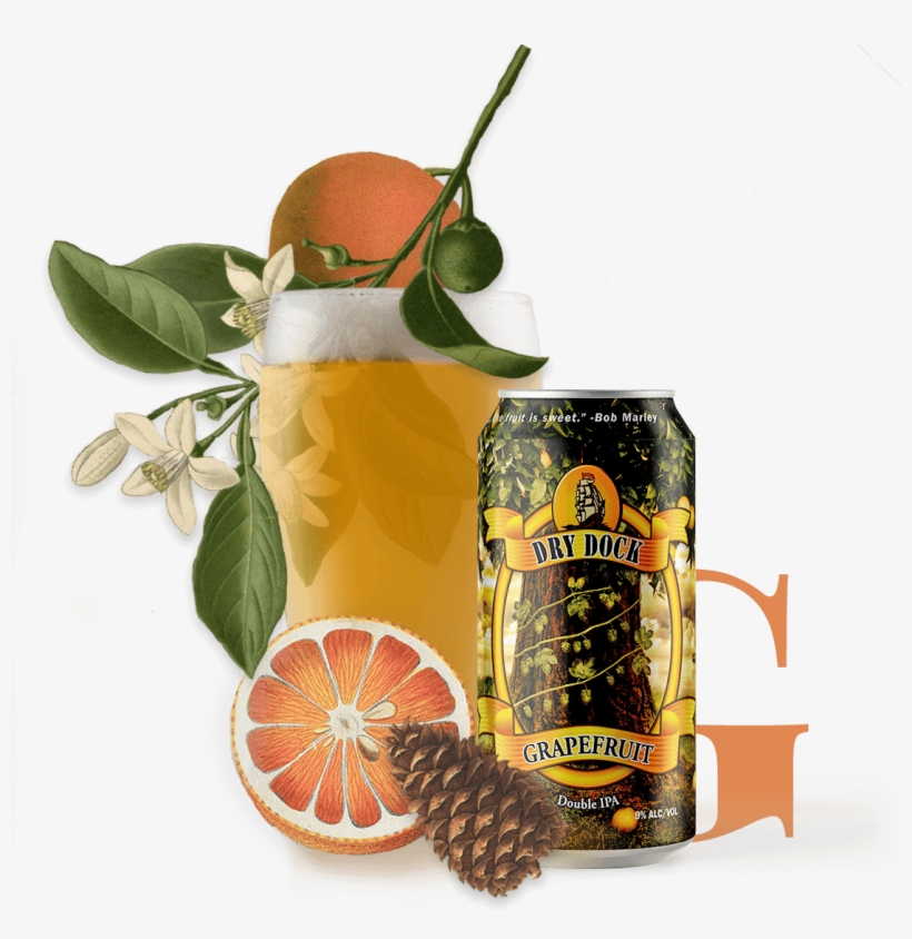 Grapefruit Double Ipa - Domaine De Canton, transparent png #9140237