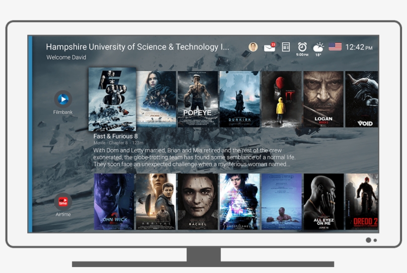 Function Video On Demand - Lcd Tv, transparent png #9140525