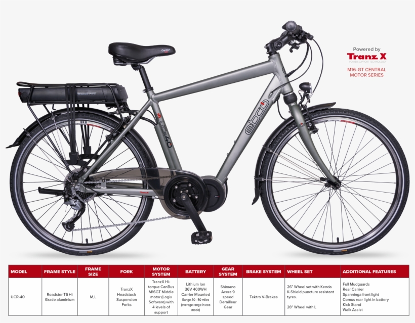 Urban Leisure Ucr-40 - Schwinn Spindle 24, transparent png #9140757
