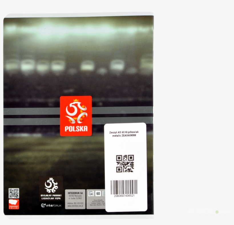 Notebook A5 60 Pages "krychowiak" Zea560krm - Polish Football Association, transparent png #9141558